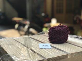 Dây thừng Macrame 1 xoắn mau tím than