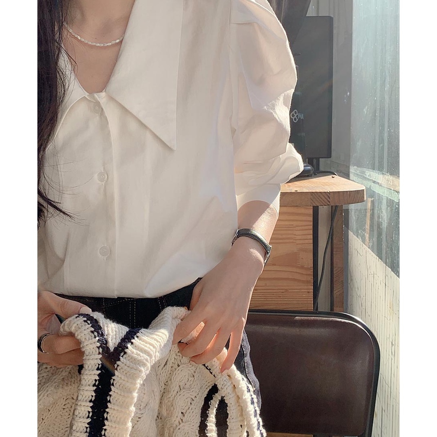 Áo Sơ Mi Nữ Tay Dài Phồng 49890