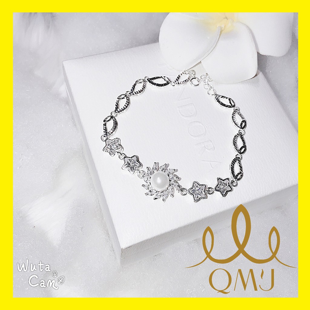 💖FREESHIP- Lắc tay bạc - Lắc tay SANG CHẢNH đẹp đính đá lung linh, bạc chuẨN 925 cao cấp