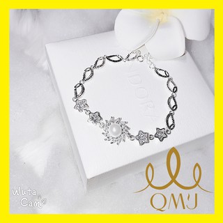 💖FREESHIP- Lắc tay bạc - Lắc tay SANG CHẢNH đẹp đính đá lung linh, bạc chuẨN 925 cao cấp