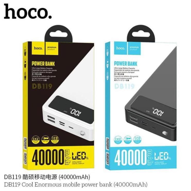 Pin Sạc Dự Phòng Dung Lượng 40000mAh chính hãng Hoco DB119