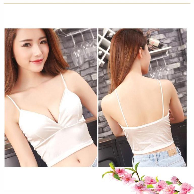 [Siêu Sale Giá Gốc] [Siêu Sale Giá Rẻ] Áo bra satin phi bóng bản to DL911-áo lót nữ