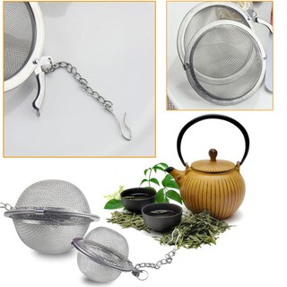 DỤNG CỤ LỌC PHA TRÀ HÌNH CẦU LÀM BẰNG INOX 304 DẠNG LƯỚI