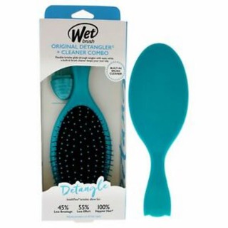 Lược gỡ rối Wet Brush Original Detangler + Cleaner Combo