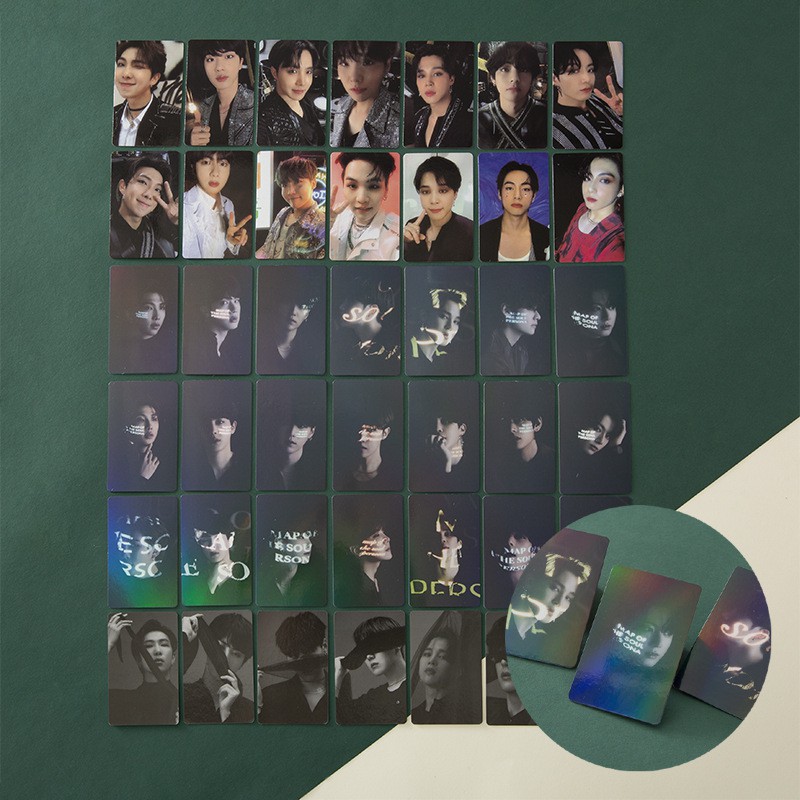 Bộ thẻ hình thành viên nhóm nhạc Bts độc đáo