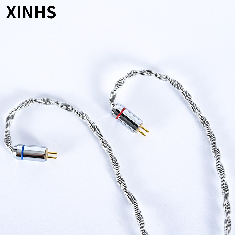 Dây Cáp Nâng Cấp 4 Lõi Mạ Bạc Mmcx 0.78mm 2 Pin Cho Tai Nghe