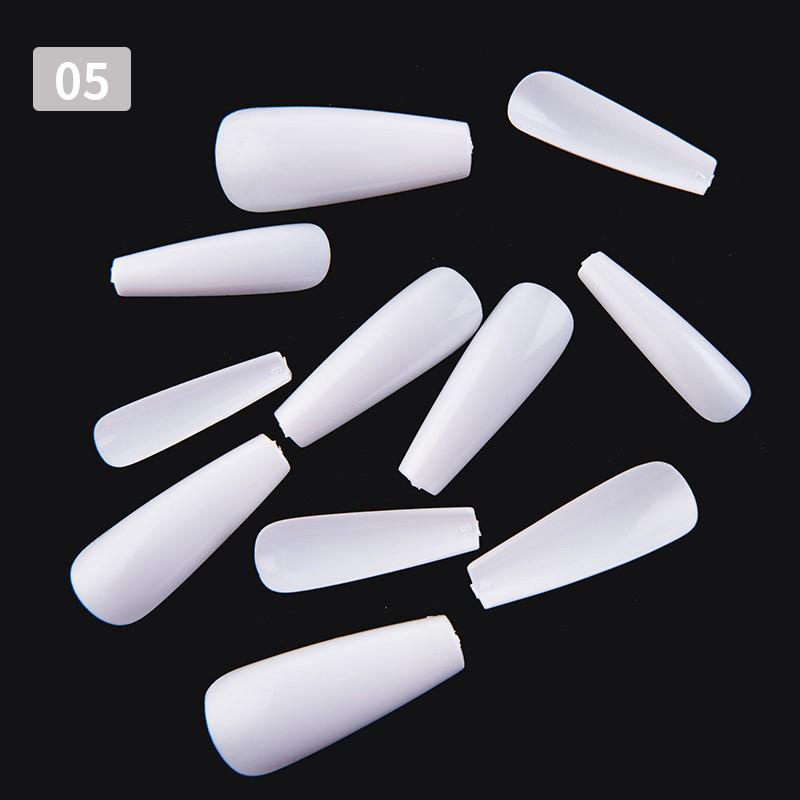 Set 100 Móng Tay Giả Màu Sắc Ngọt Ngào Trang Trí Móng Tay
