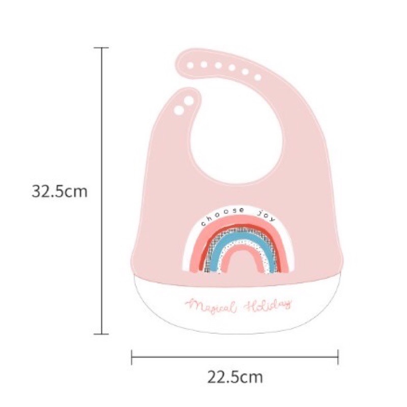 Yếm ăn dặm có máng silicon không bám bẩn, siêu mềm cao cấp cho bé yêu ăn dặm