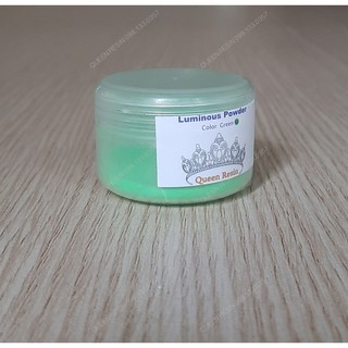 Bột dạ quang màu xanh lá cây nõn chuối phát sáng khi tối