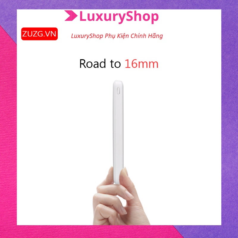 Pin dự phòng 10000mah, cục sạc dự phòng giá rẻ ZUZG MP-J01 bảo hành 6 tháng SDP01