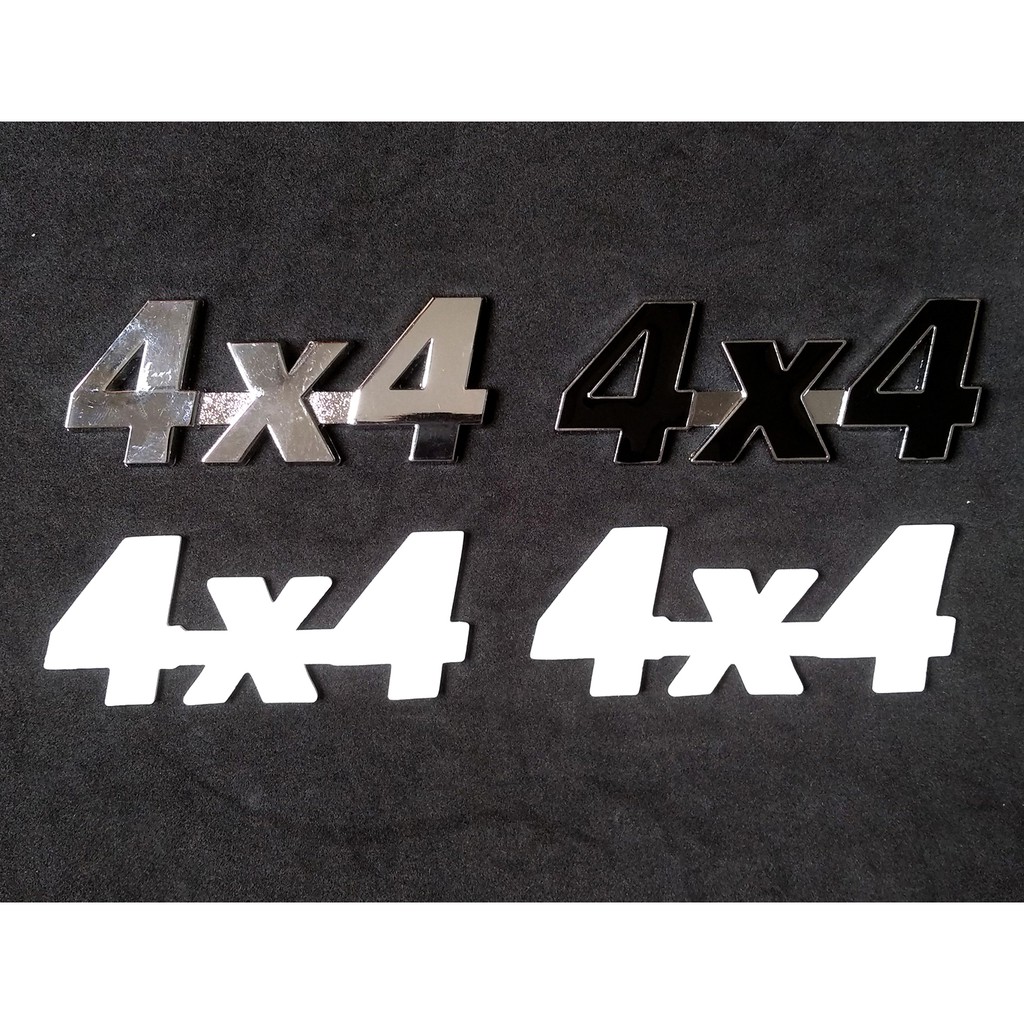 Logo kim loại chữ nổi 4 x 4