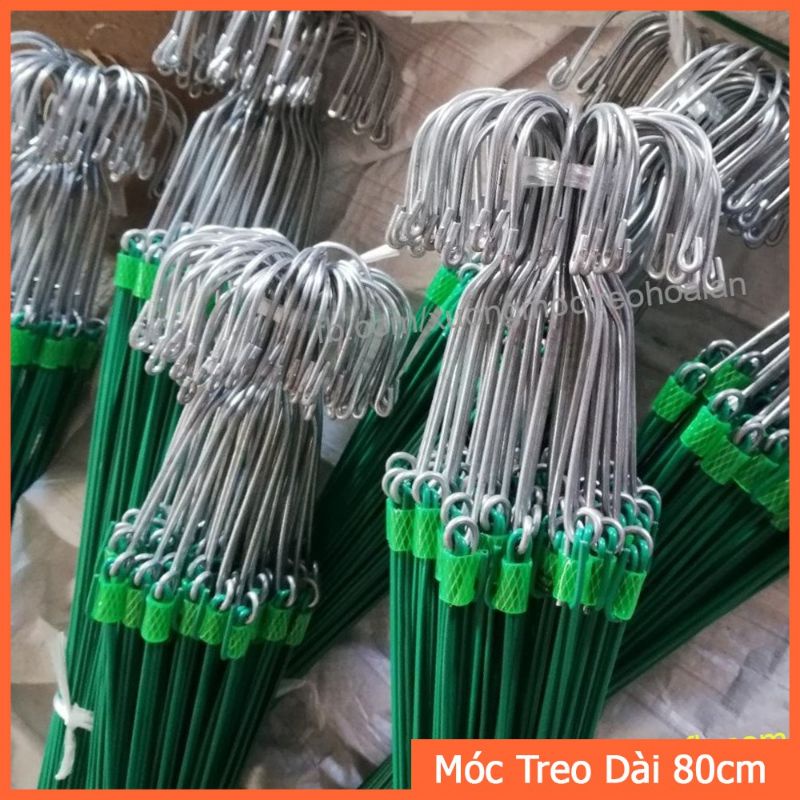 0 Móc bọc nhựa treo hoa lan 90cm
