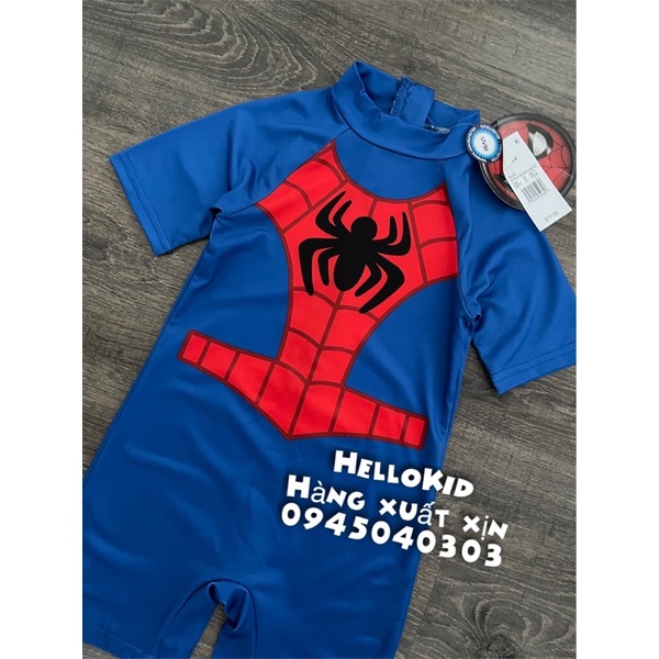 B164 - Bộ bơi liền hình nhện bé trai