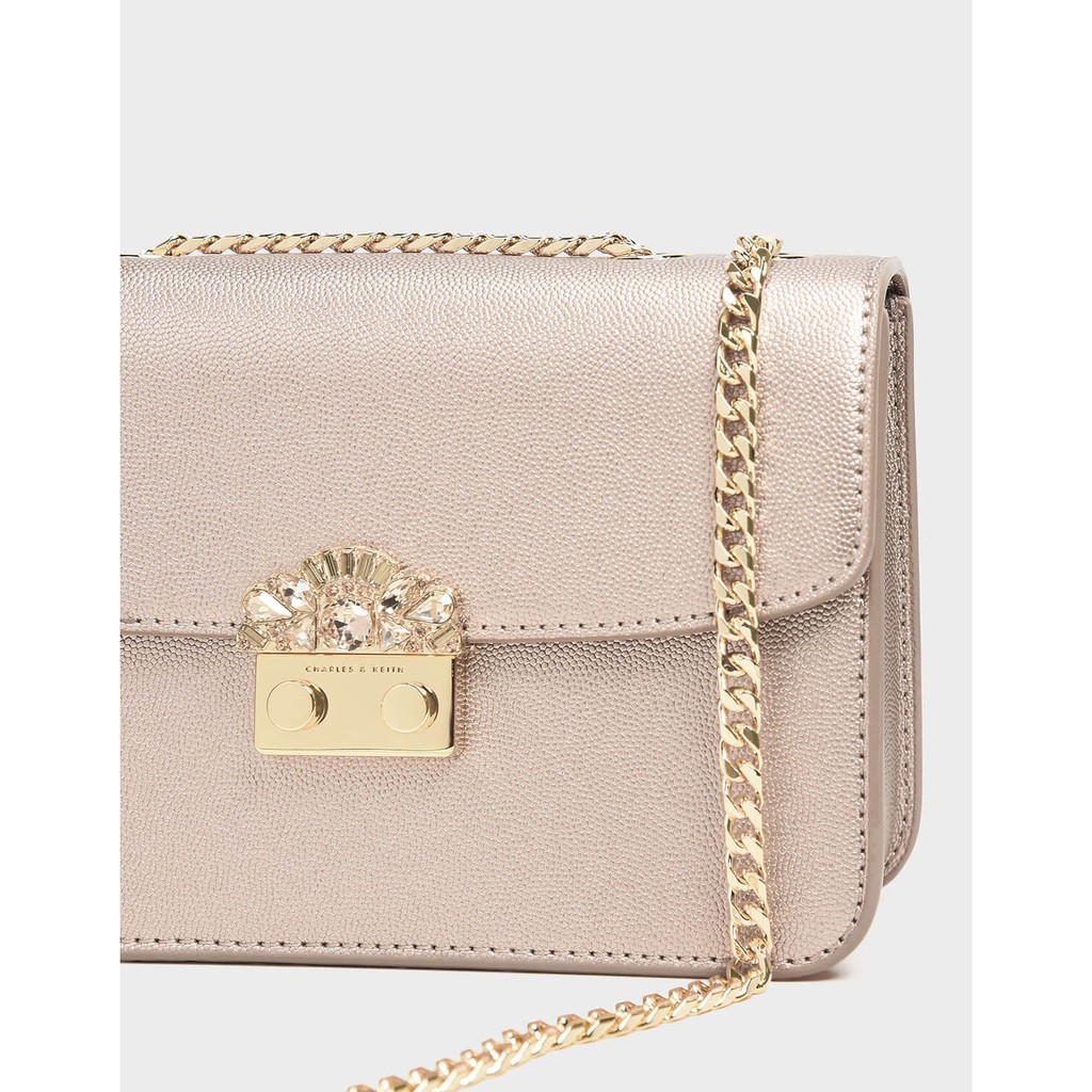 Túi xách Charles and Kieth màu be CK264