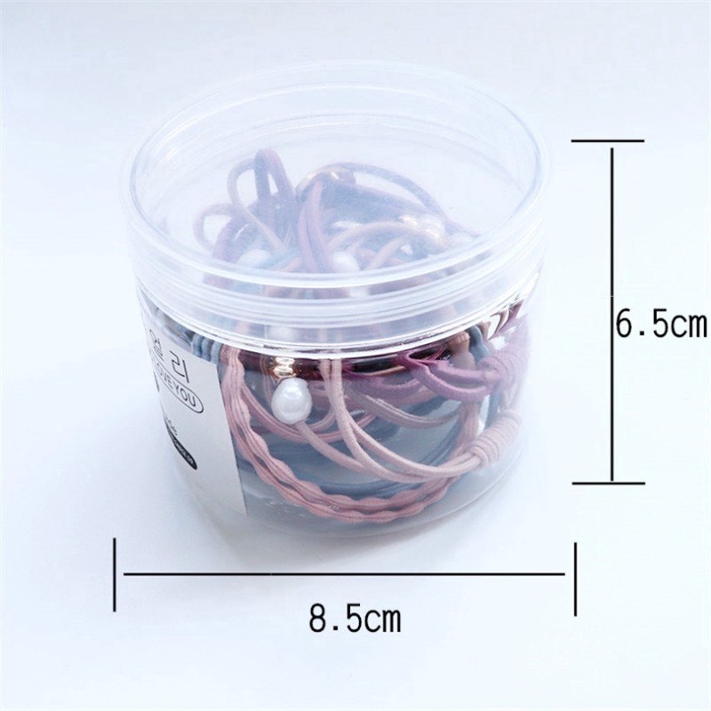 Set 12 Dây Buộc Tóc Kiểu Dáng Đơn Giản Thời Trang Cho Nữ