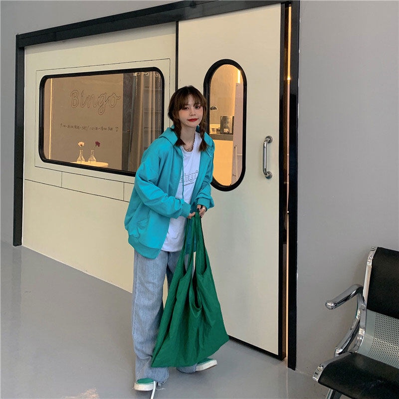 Áo khoác cardigan Yeya có nón trùm dáng rộng vừa vặn dài vừa thời trang Hàn Quốc