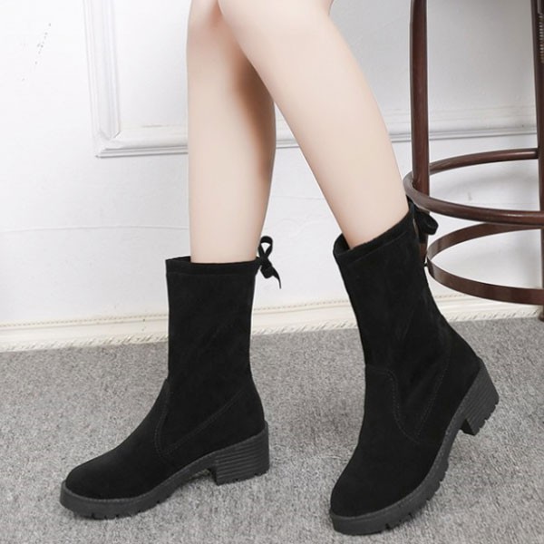 BOOT NỮ DA CAO CỔ(T)