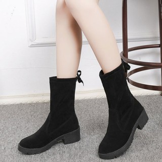 BOOT NỮ DA CAO CỔ(T)