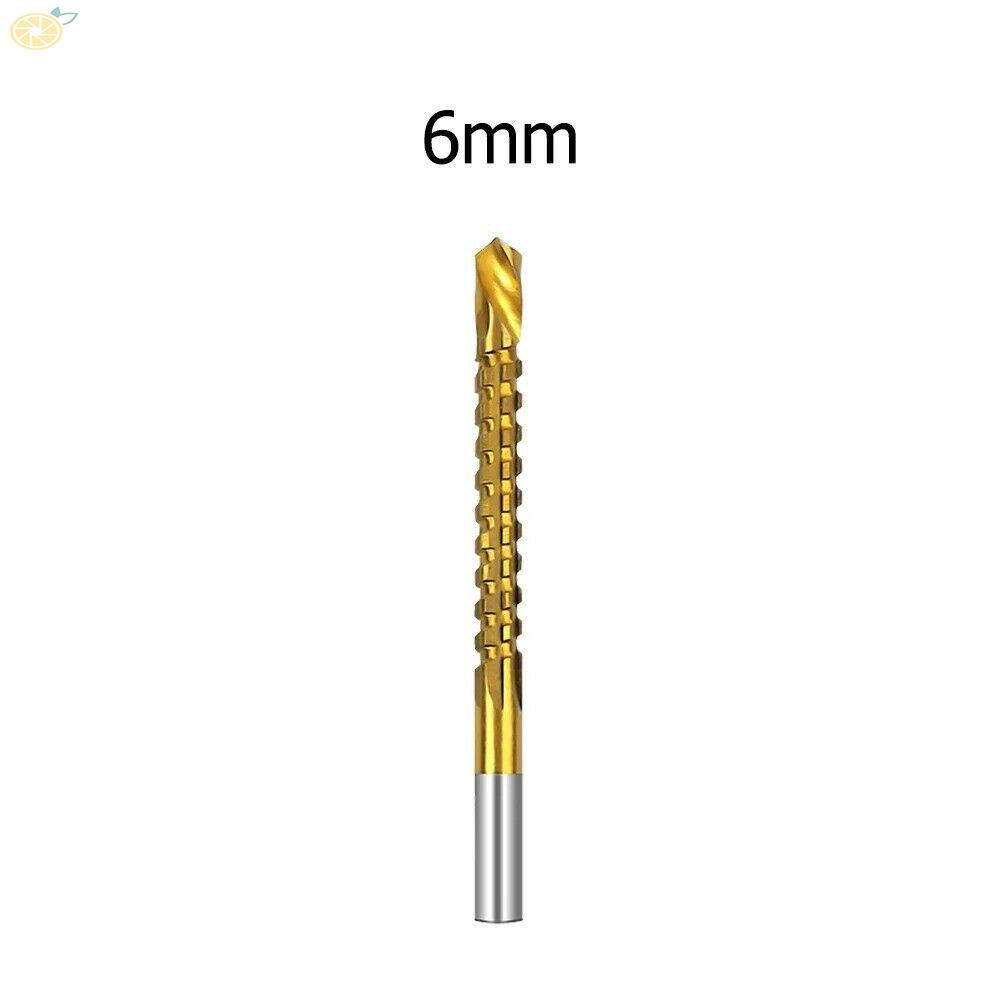 【VARSTR】Serrated Drill Bit Titanium Plating Woodworking 3-8mm Cobalt Composite Tap