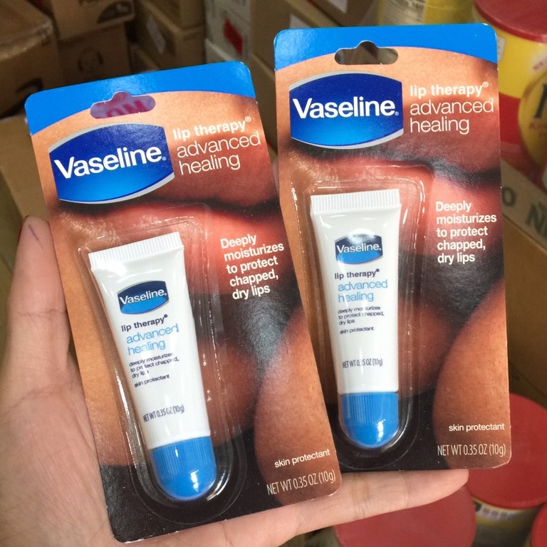 Son dưỡng môi Vaseline Lip Thepapy Advanced 10g USA