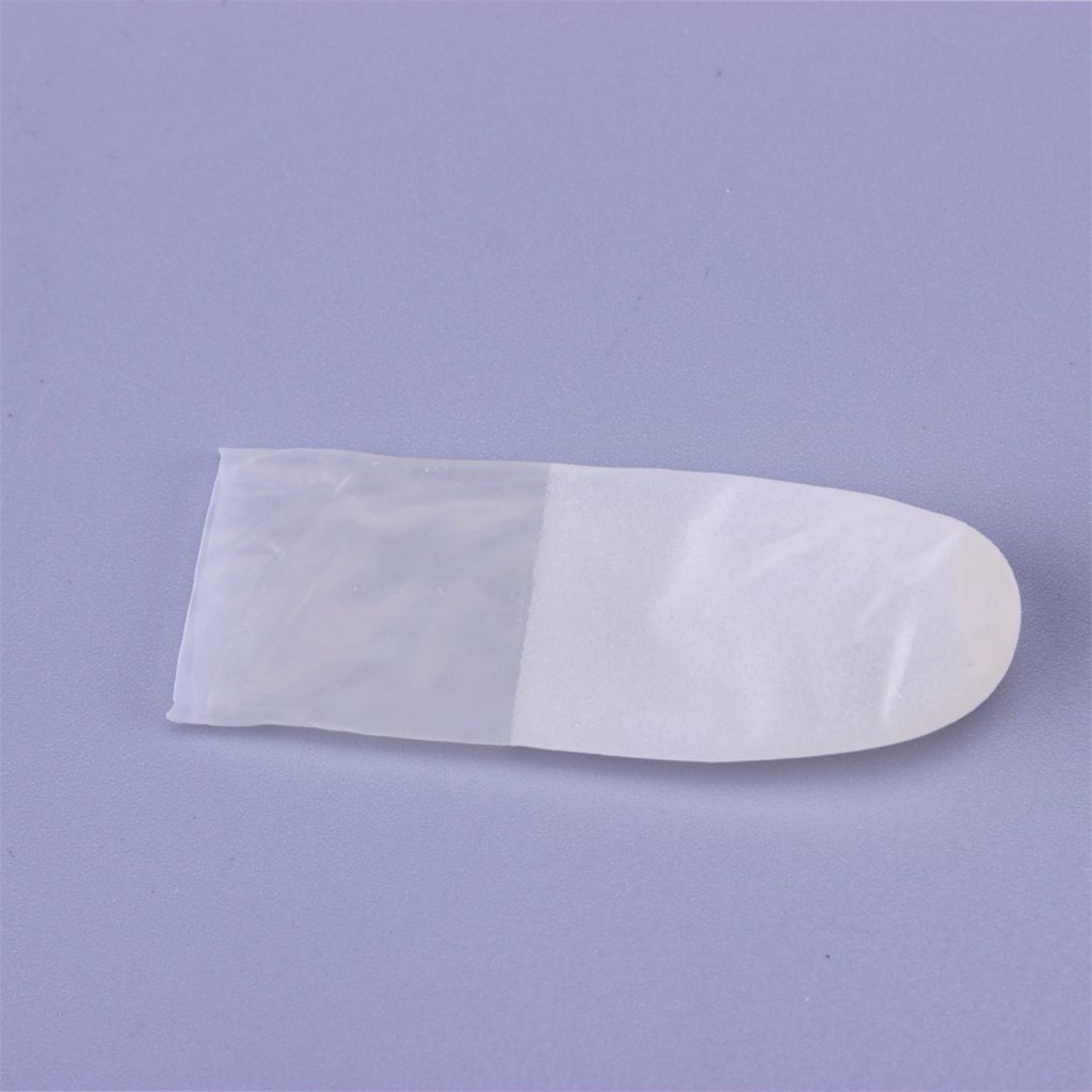 Bao ngón tay cao su y tế KHÔNG ĐAI chống tĩnh điện, xỏ 1 ngón làm nail