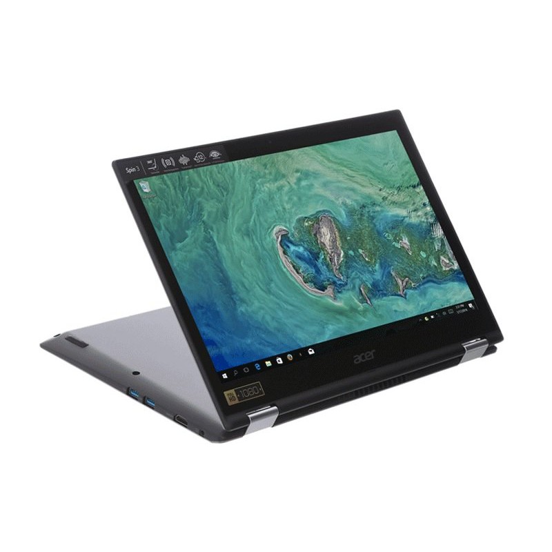 Laptop Acer Spin 3 SP314-51-39WK NX.GUWSV.001 (Grey)- Laptop 2 trong 1 mỏng nhẹ, màn hình cảm ứng, xoay 360 độ. | BigBuy360 - bigbuy360.vn