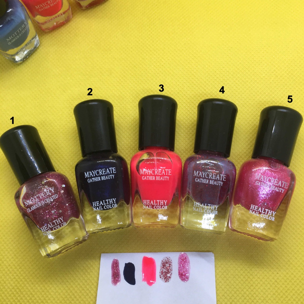 Chai sơn móng tay Maycreate Nail màu - BÁN LẺ 1 CHAI