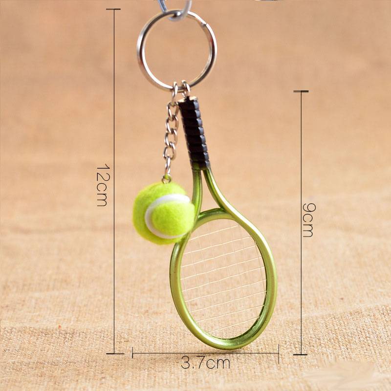 Móc Khóa Gắn Mặt Hình Vợt Tennis Mini Dễ Thương 17162