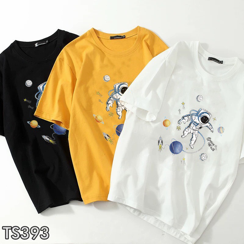 Áo thun tay ngắn Unisex Cotton 4 chiều thấm hút tốt - TS393