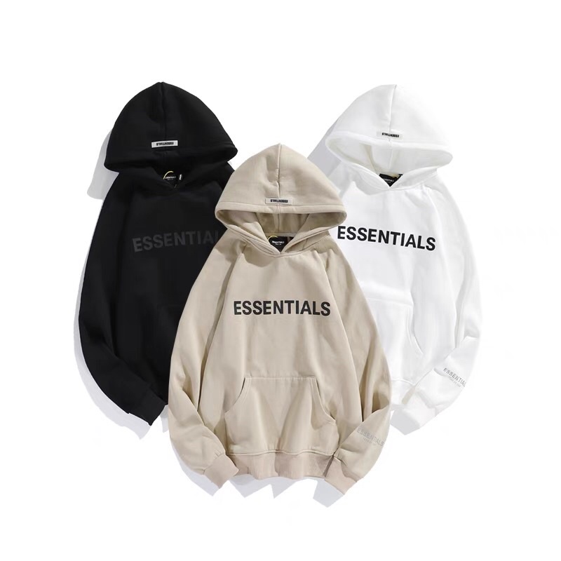Áo nỉ hoodie Essentials In Decal siêu bền, đẹp , áo nỉ bông unisex nam nữ