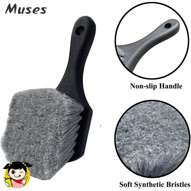 Bộ 6 Bàn Chải Đầu Mềm Chuyên Dụng Làm Sạch Xe Hơi