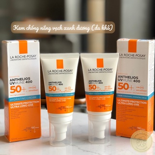 [BILL PHÁP] Kem chống nắng La Roche Posay ANTHELIOS Moisturizing Cream SPF 50+ 50ml (dành cho da khô)