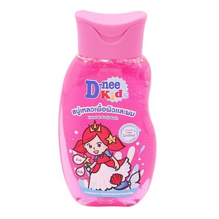 Tắm gội toàn thân trẻ em Kids D-Nee Hồng 200ml