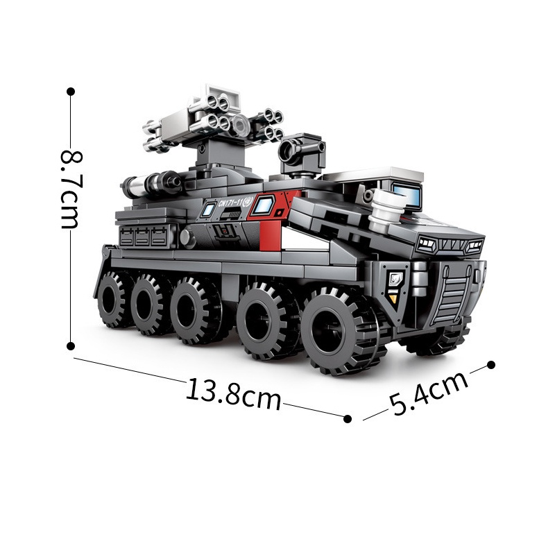 Đồ chơi lego lắp ráp mô hình SEMBO 1007001, xe công trình, tàu vũ trụ