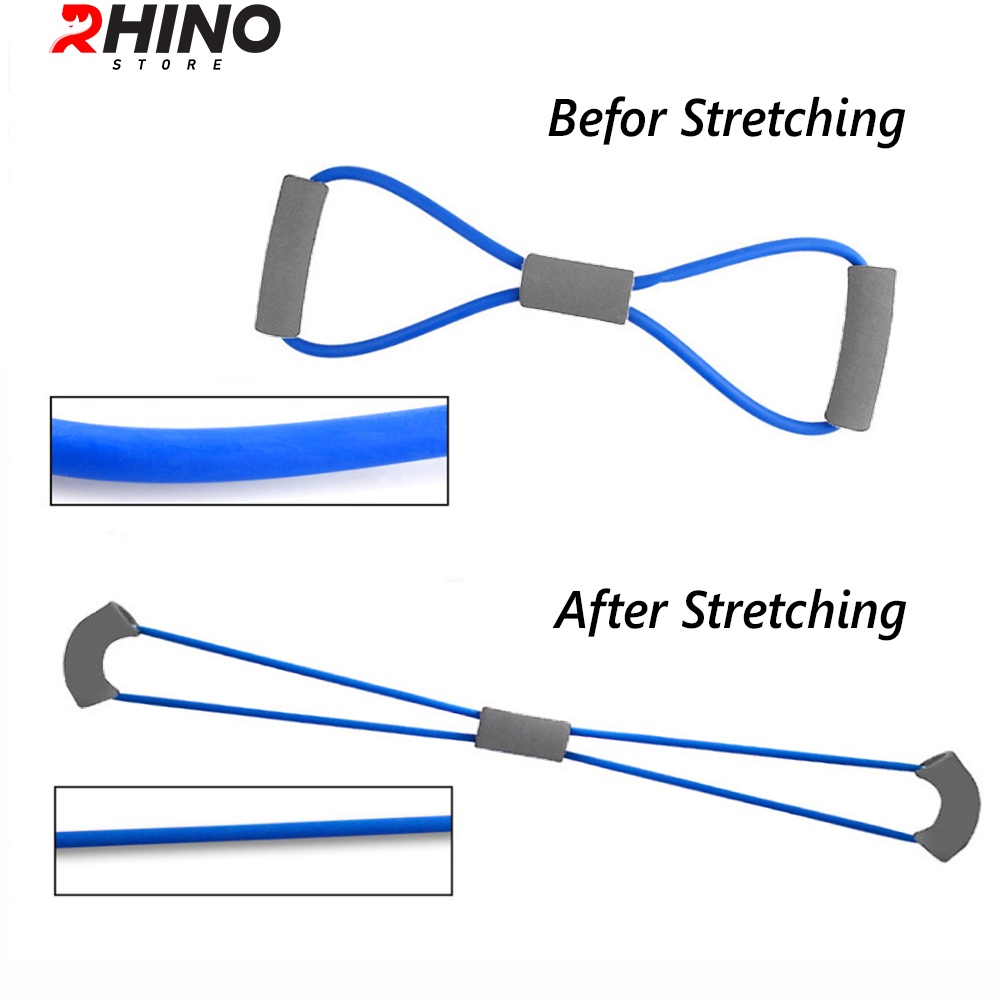 Dây kháng lực yoga thể thao Rhino R402 bền bỉ, cao cấp