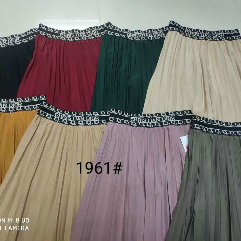 Chân Váy Xếp Ly,Dập Ly Dáng dài Bigsize(Freesize Giãn Thoải Mái) | BigBuy360 - bigbuy360.vn