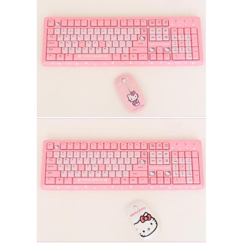 Bàn Phím Usb Hình Hello Kitty Xinh Xắn