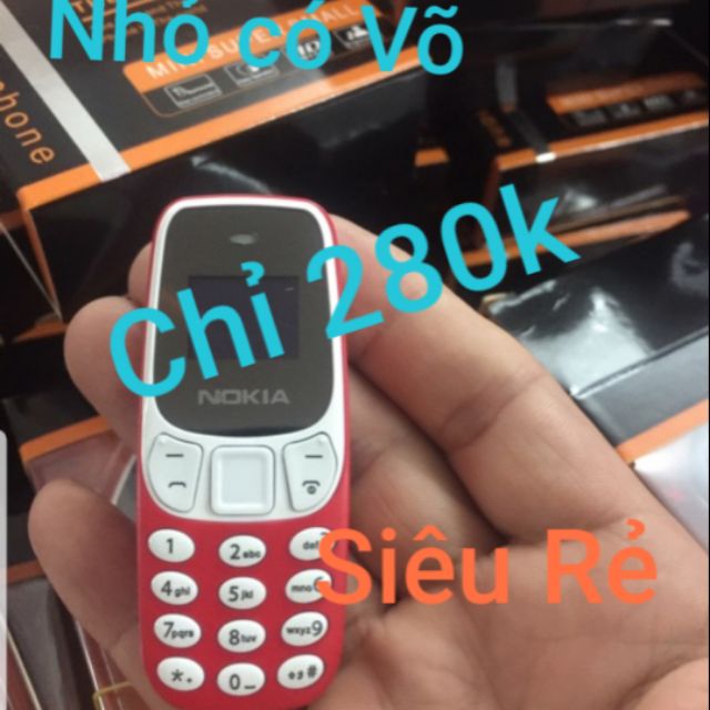 Điện Thoại Noki siêu nhỏ 2 sim đa năng kiêm làm tai Blutooth