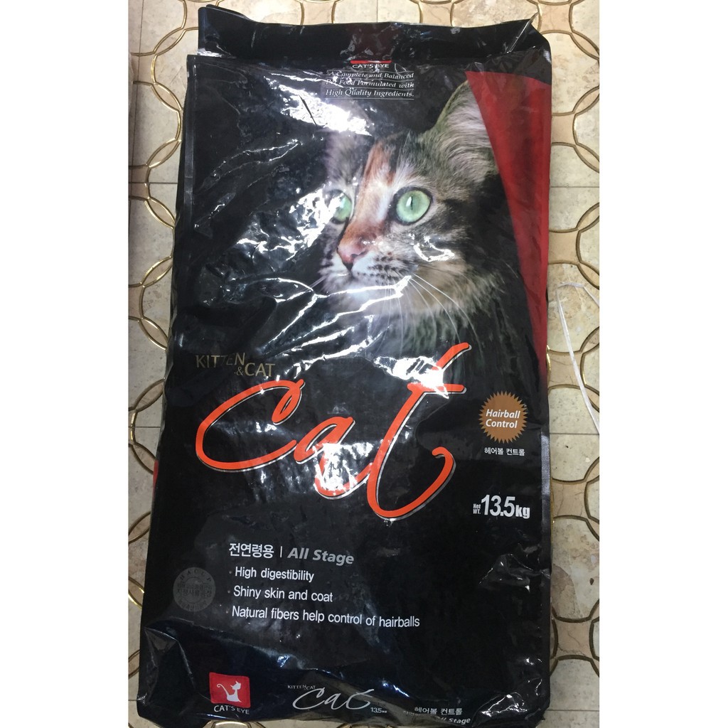 thức ăn mèo hàn quốc cat's eye bao 13.5kg