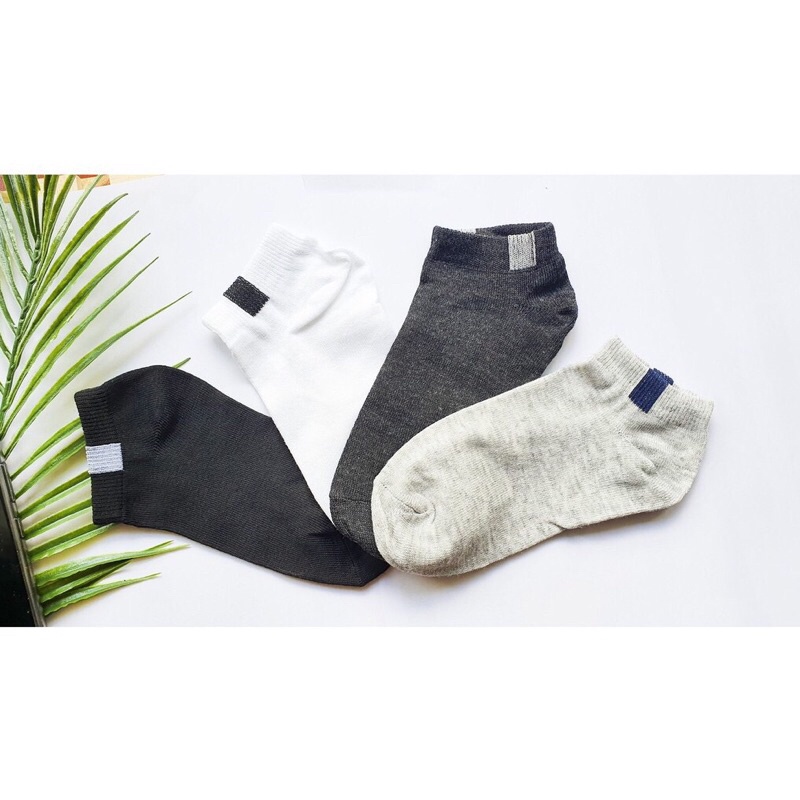 Vớ - Tất trơn cổ ngắn nam nữ, mềm mịn không xù lông
