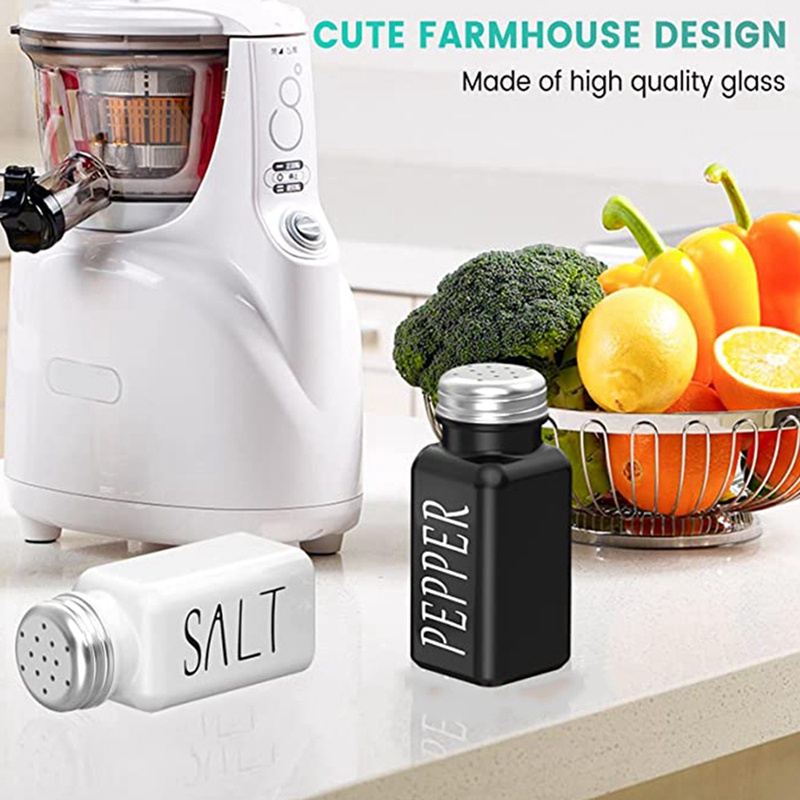Set 6 Lọ Rắc Muối Tiêu Bằng Thủy Tinh Thiết Kế Hiện Đại Dễ Thương
