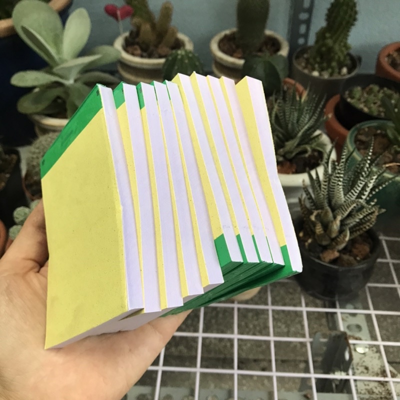 Giấy order, giấy note 2 liên cùi xé