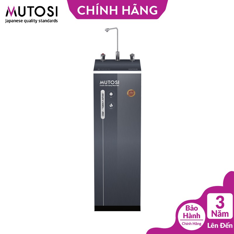 [Mã ELTECHZONE giảm 5% đơn 500K] Máy lọc nước nóng lạnh nguội 9 lõi Mutosi MP-692HC-GR chính hãng