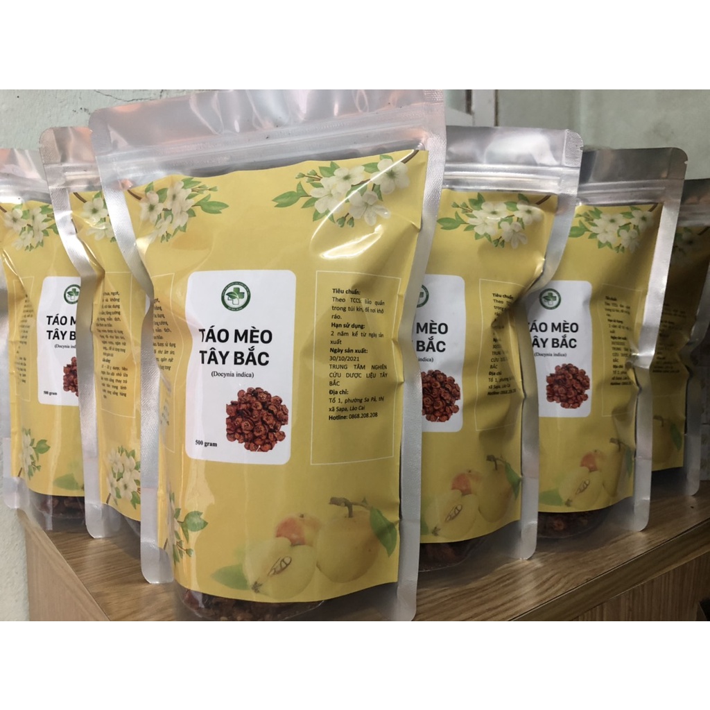 Táo Mèo Tây Bắc (Thái lát, sạch, khô) - Túi 500 gram - Ngâm đường, ngâm rượu, hãm trà,... - Địa chỉ sản xuất đạt chuẩn
