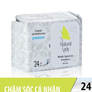 Băng Vệ Sinh Thảo Dược Cao Cấp Hằng Ngày Hàn Quốc Natural Lady (24 Miếng)