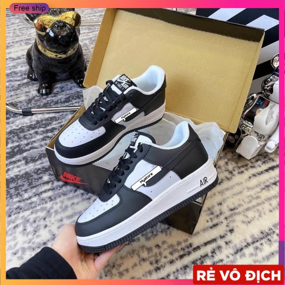 Giày sneaker nike_air force 1 low panda, AF1 cổ thấp đen trắng nam nữ dễ phối đồ bản màu hot hít 2022