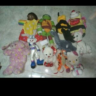 Gấu si ong vàng, hổ cam, kity, ninja rùa..