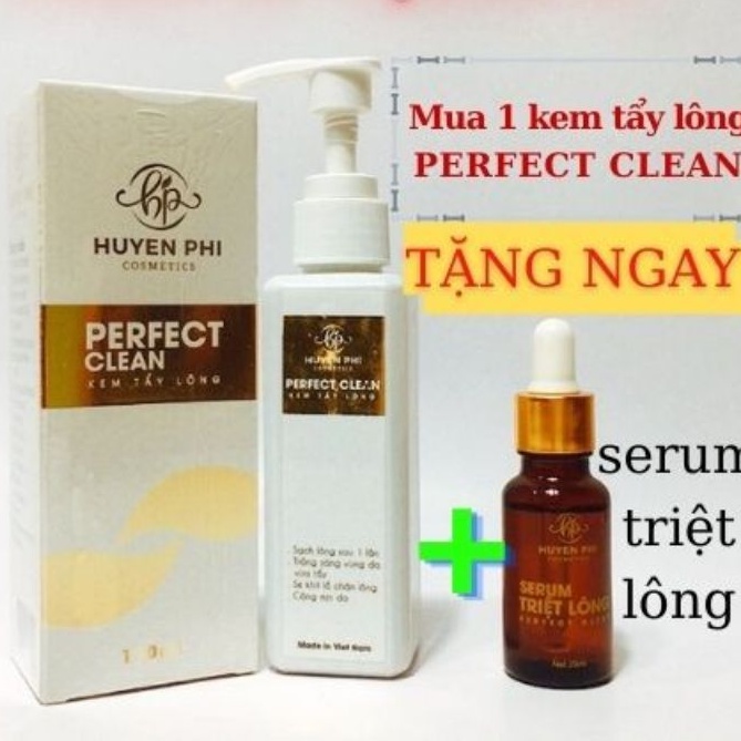 Combo Kem Tẩy Lông + Serum Triệt Lông Huyen Phi