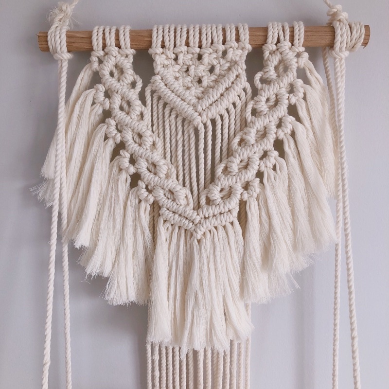 MIỄN SHIP MÃ K5, kệ gỗ treo tường tết dây macrame trang trí nhà cửa decor nội thất