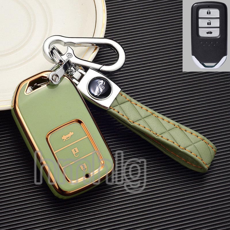 Vỏ TPU Bảo Vệ Chìa Khóa Điều Khiển Từ Xa Cho Xe Hơi Honda City / Accord / HRV / CRV 2014-2022